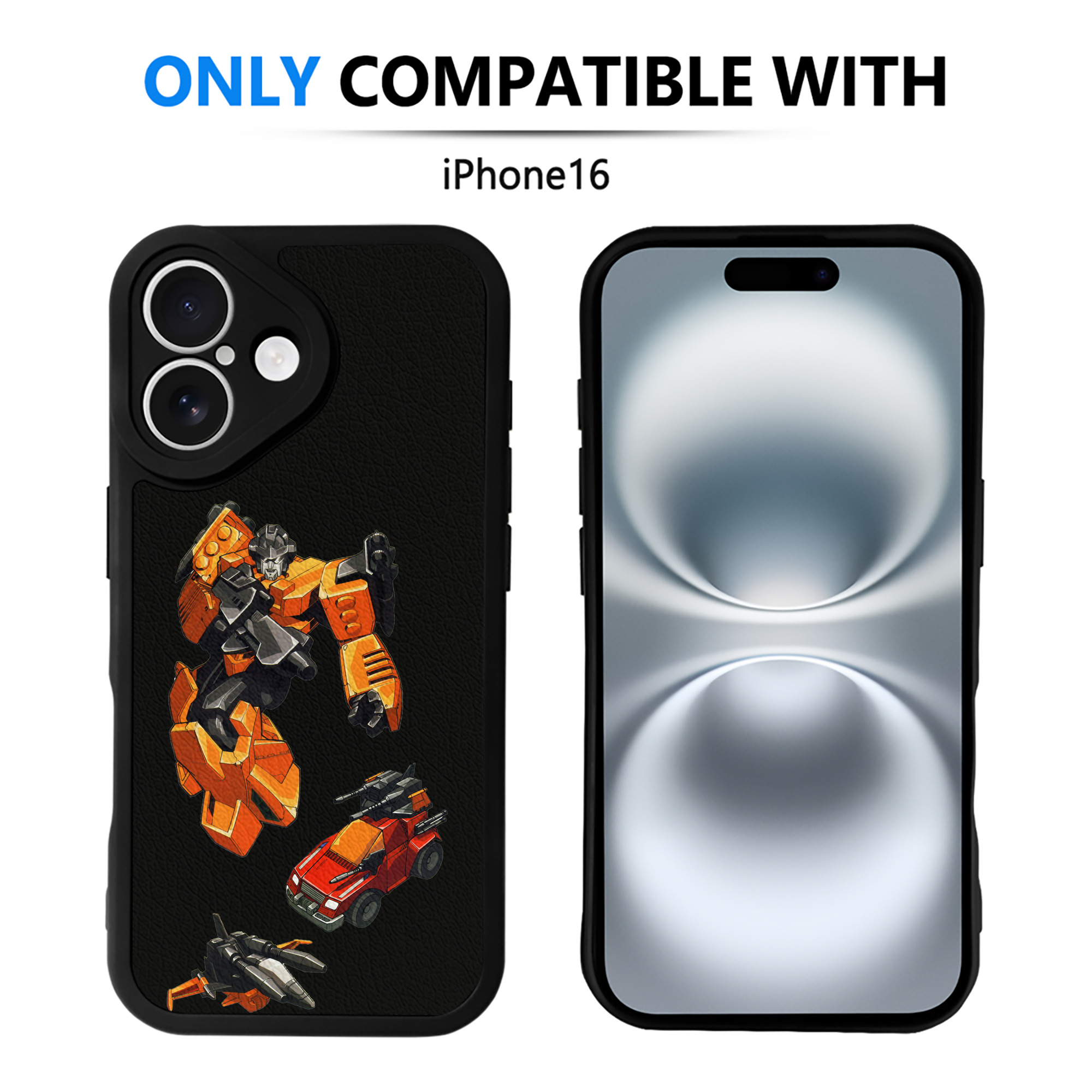 （画像用）  【iPhone 16シリーズ対応】シリコンスマホケース（レザー調） 材質：シリコン